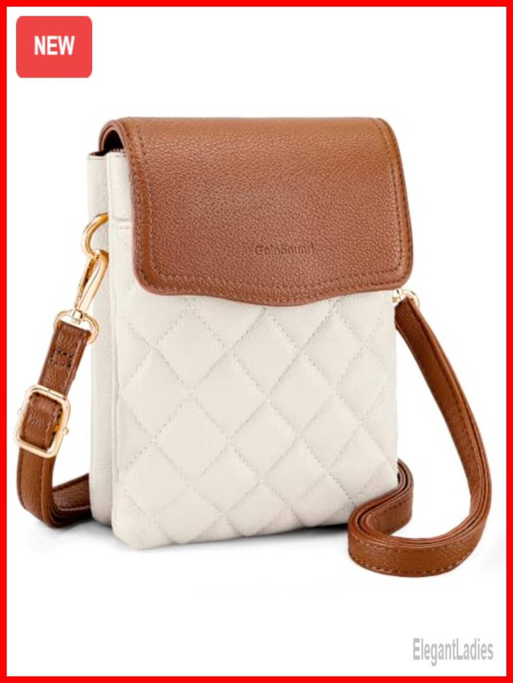 RFID Blocking Small Crossbody Bag for Women Vegan Leather